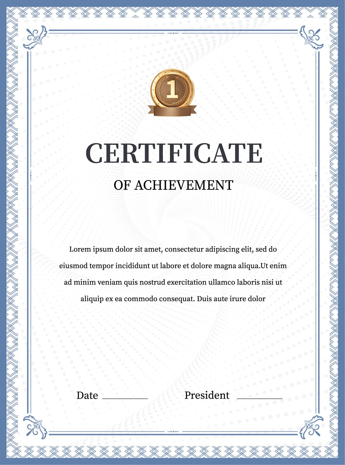 Certificate 1